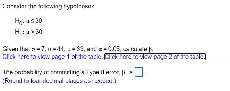 Solved Consider The Following Hypotheses Ho 45 30 H P 3 Chegg Com