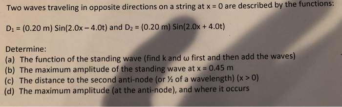 Solved Can someone explain how you go about adding waves? I | Chegg.com