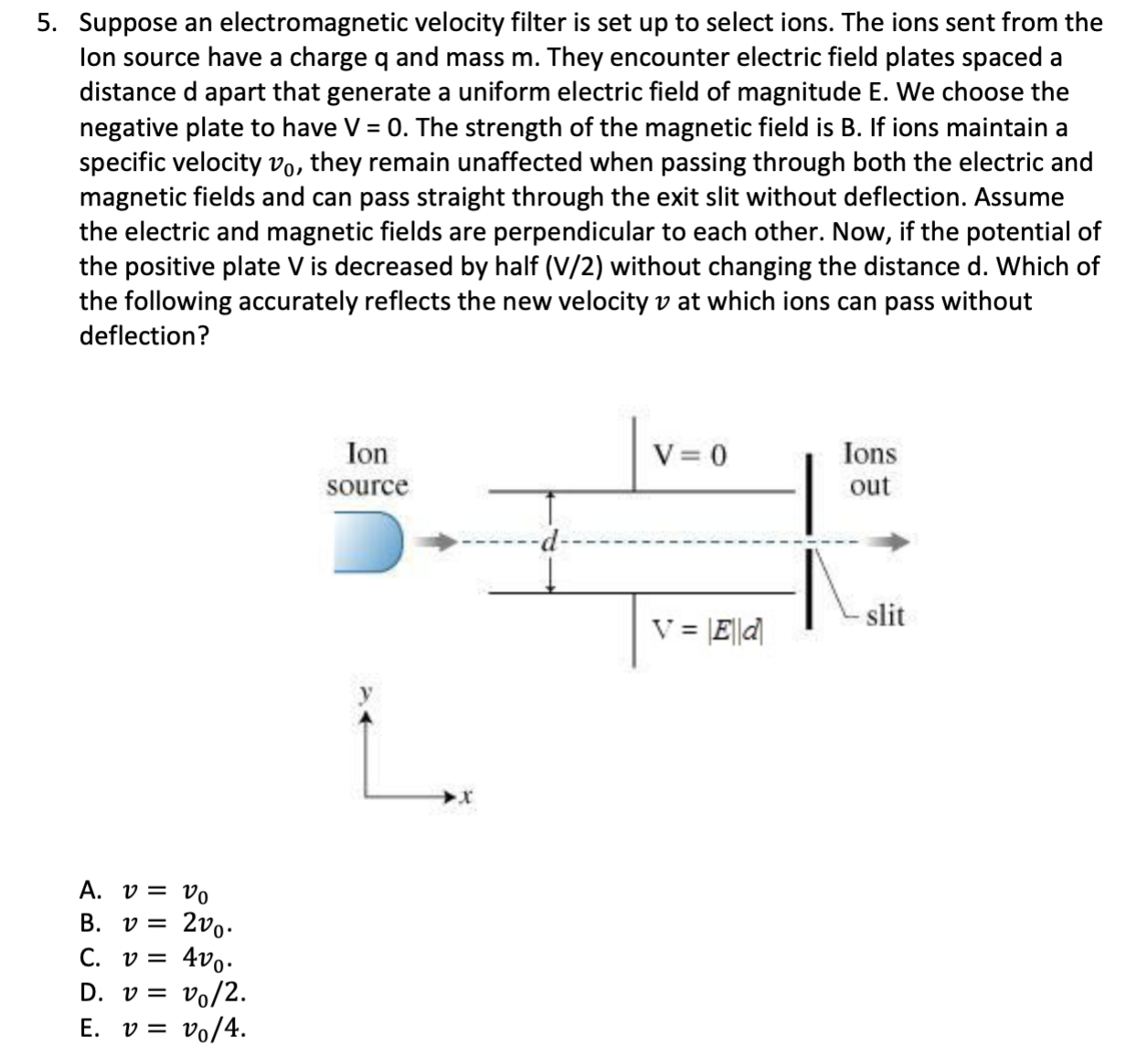 Solved Suppose an velocity filter is set up