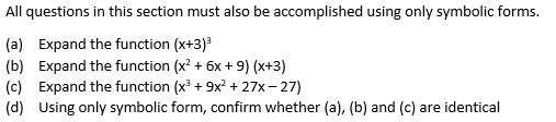 Solved All questions in this section must also be | Chegg.com