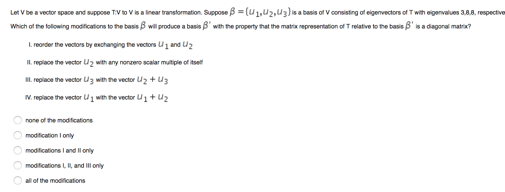 Solved Let V Be A Vector Space And Suppose T V To V Is A Chegg Com