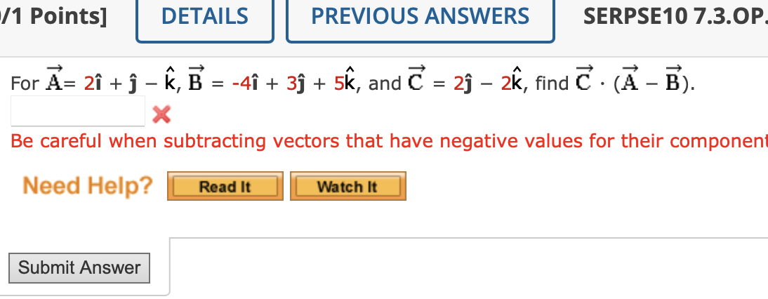 Solved For A=2i^+j^−k^,B=−4i^+3j^+5k^, And C=2j^−2k^, Find | Chegg.com