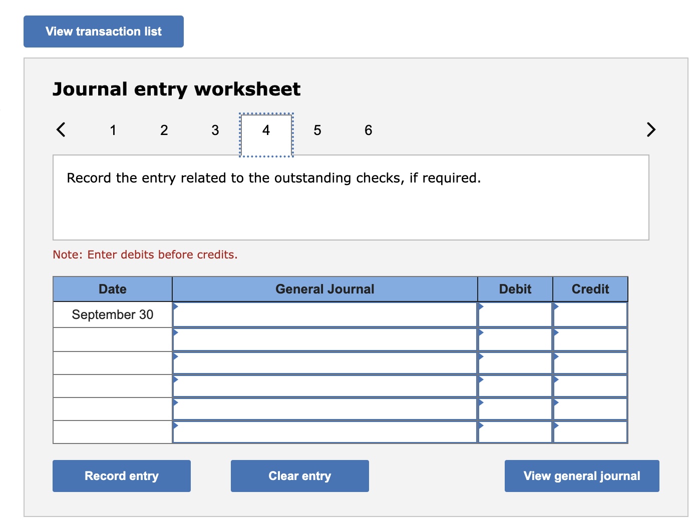 Solved Journal entry worksheet 1 6 Record the entry related | Chegg.com
