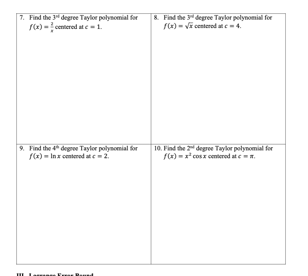 solved-7-find-the-3rd-degree-taylor-polynomial-for-8-find-chegg