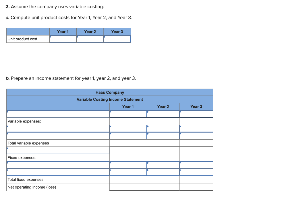 Solved Problem 8-17 Variable and Absorption Costing Unit | Chegg.com