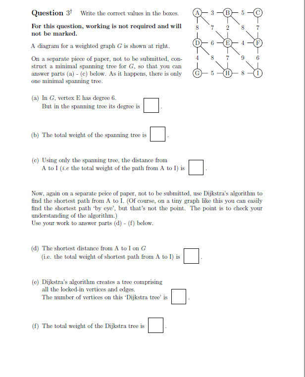 Solved 3 B 3 8 7 8 7 6 4 F Question 3t Write the correct | Chegg.com