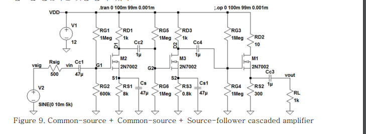 Solved About Common-source + common-source + source-follower | Chegg.com