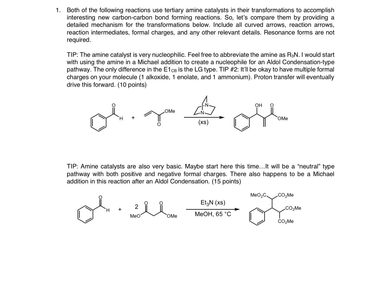 solved-1-both-of-the-following-reactions-use-chegg