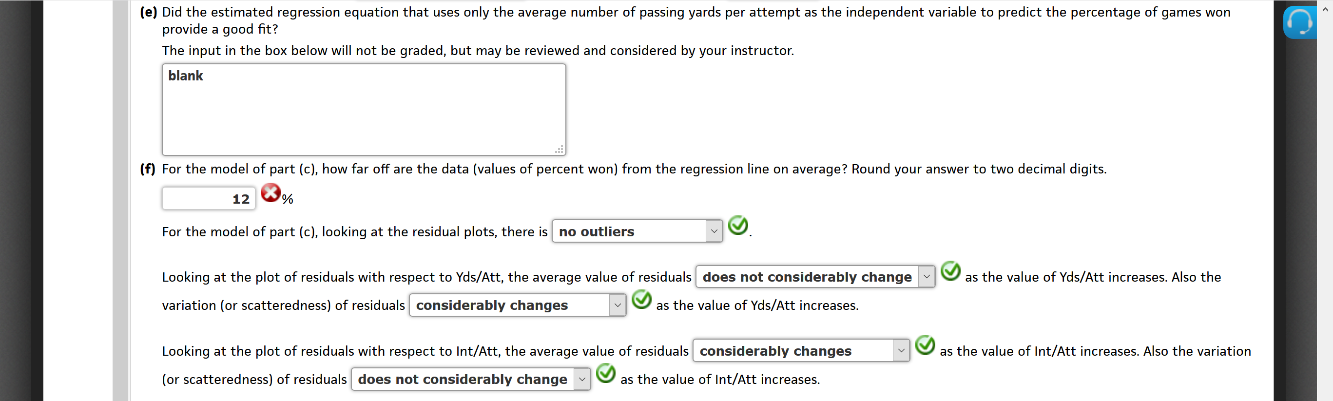 Hello So these are the questions I've answered so far | Chegg.com