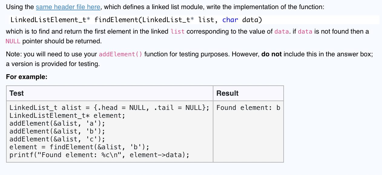 Solved Using The Same Header File Here, Which Defines A | Chegg.com