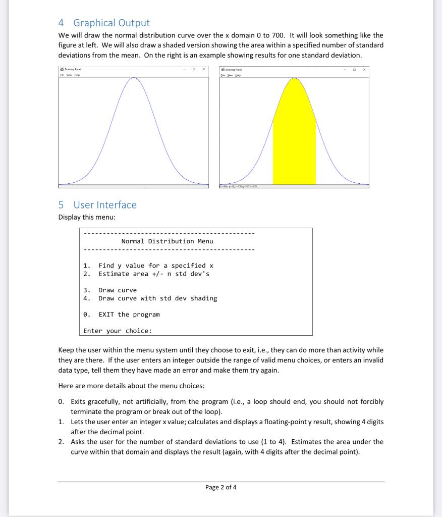 Project 2: Normal Distribution 1 Objective In | Chegg.com