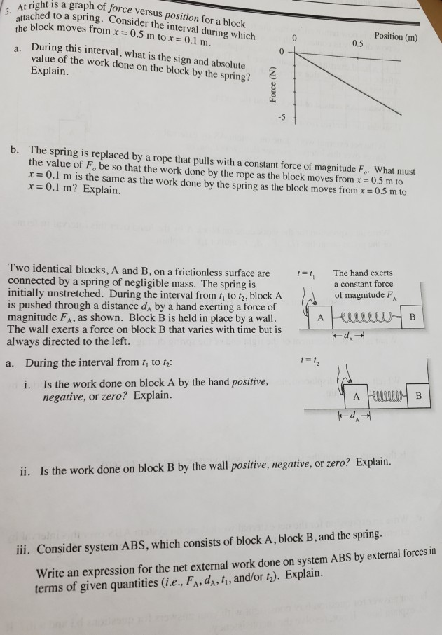 Solved WORK AND CHANGES IIN KINETIC ENERGY 1. In experiment | Chegg.com