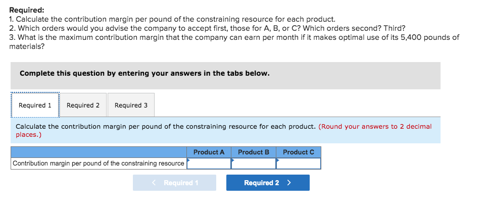 Solved Benoit Company Produces Three Products-A, B, And C. | Chegg.com