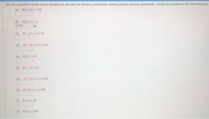 Solved Let Z be a standard normal random variable and | Chegg.com