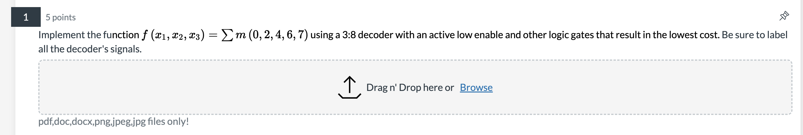 Solved 5 points Implement the function | Chegg.com
