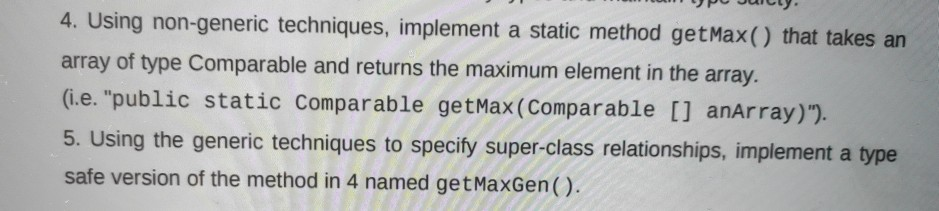 Solved Tasks Consider The Following Code Snippet, Where The | Chegg.com