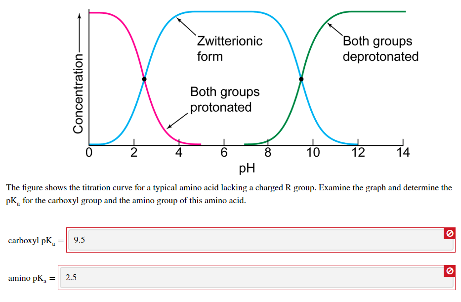 Solved Both groups deprotonated Zwitterionic form Both
