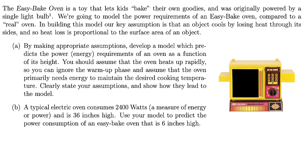 TIL that the early versions of the Easy-Bake Oven, a child's toy that  allows children to bake small treats, used incandescent lightbulbs as their  heat source. That's because these bulbs were so