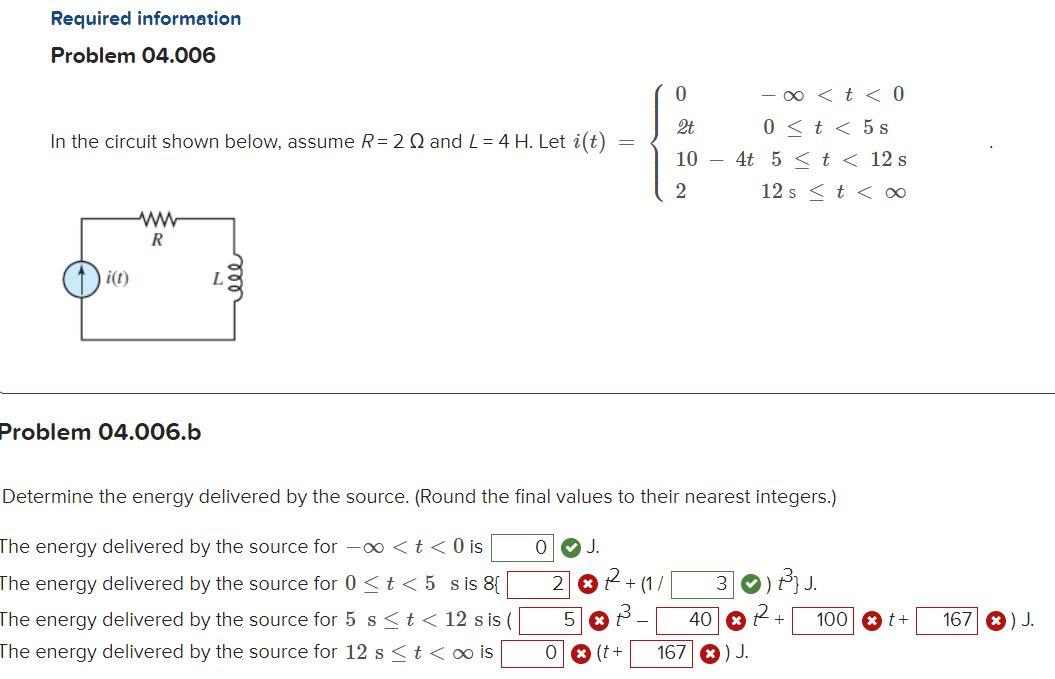 Solved Required Information Problem 04.006 In The Circuit | Chegg.com