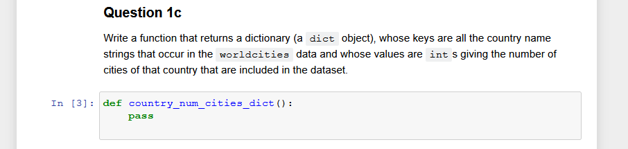 Solved NEED HELP WITH PYTHON CODE/ Can only use Pandas as | Chegg.com