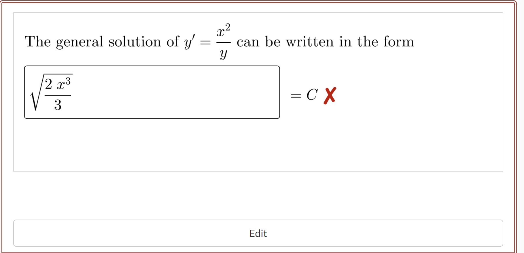 solved-the-general-solution-of-y-2-x-3-x-y-can-be-chegg