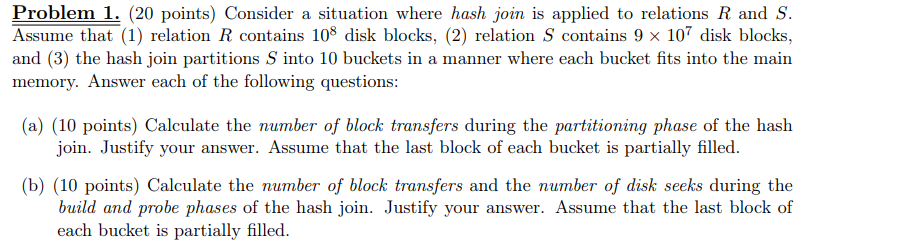 Solved Problem 1. (20 points) Consider a situation where | Chegg.com