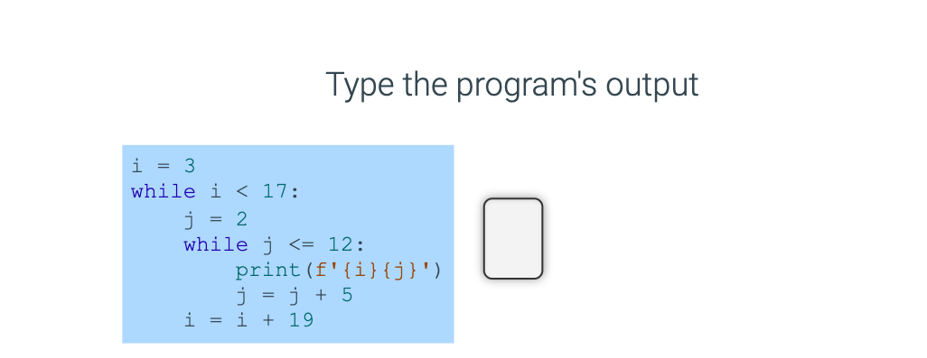 Solved Type the program's output | Chegg.com