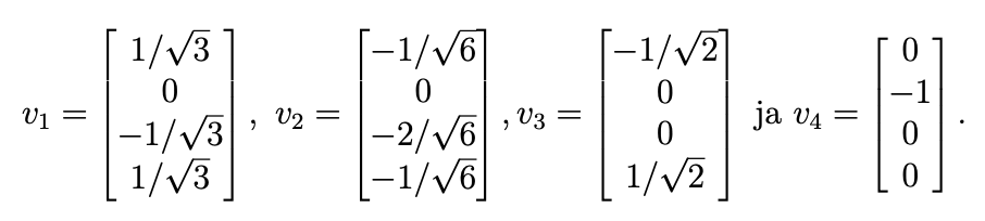 let be the space R4×1 vectors i) Prove using | Chegg.com