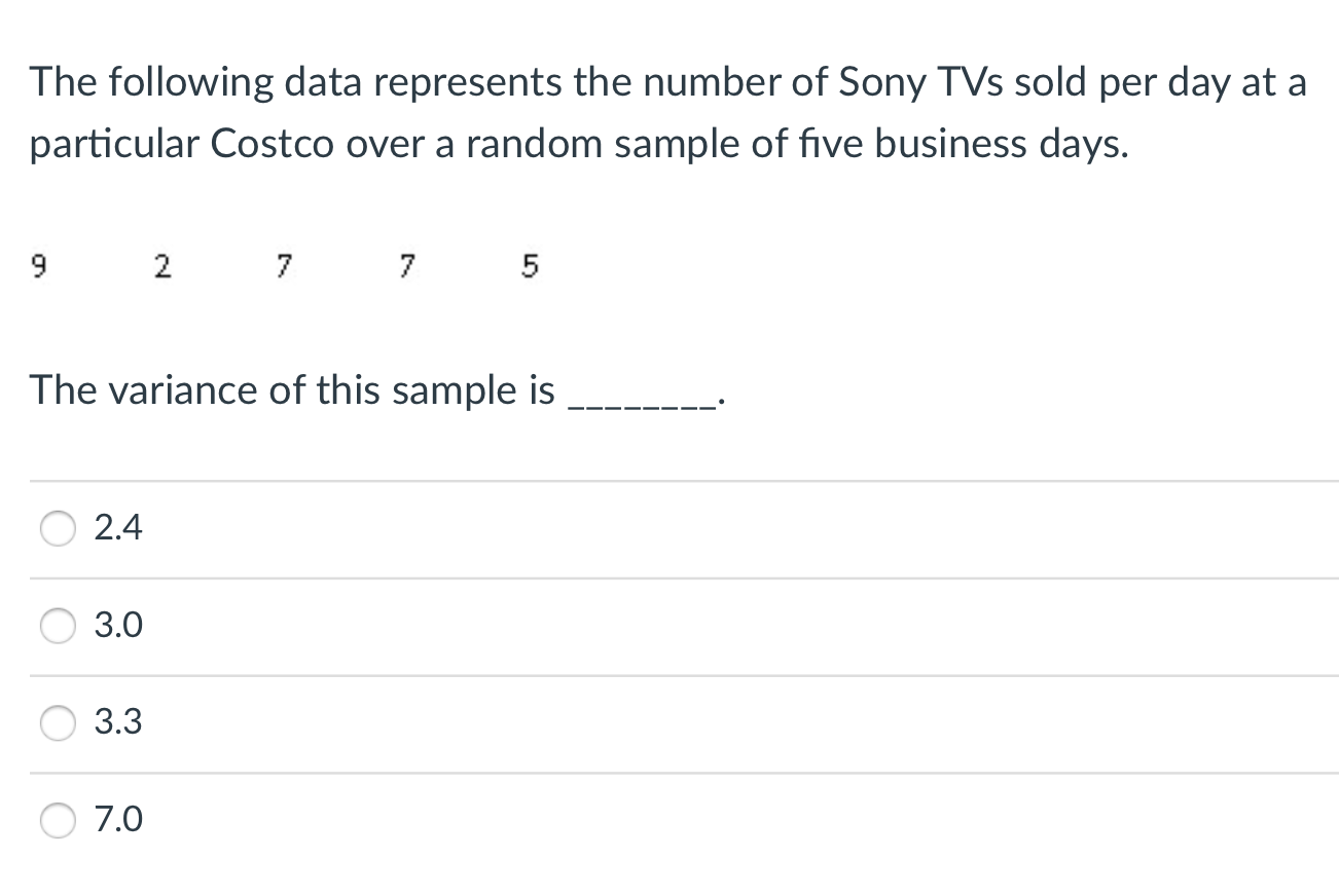 solved-the-following-data-represents-the-number-of-sony-tvs-chegg