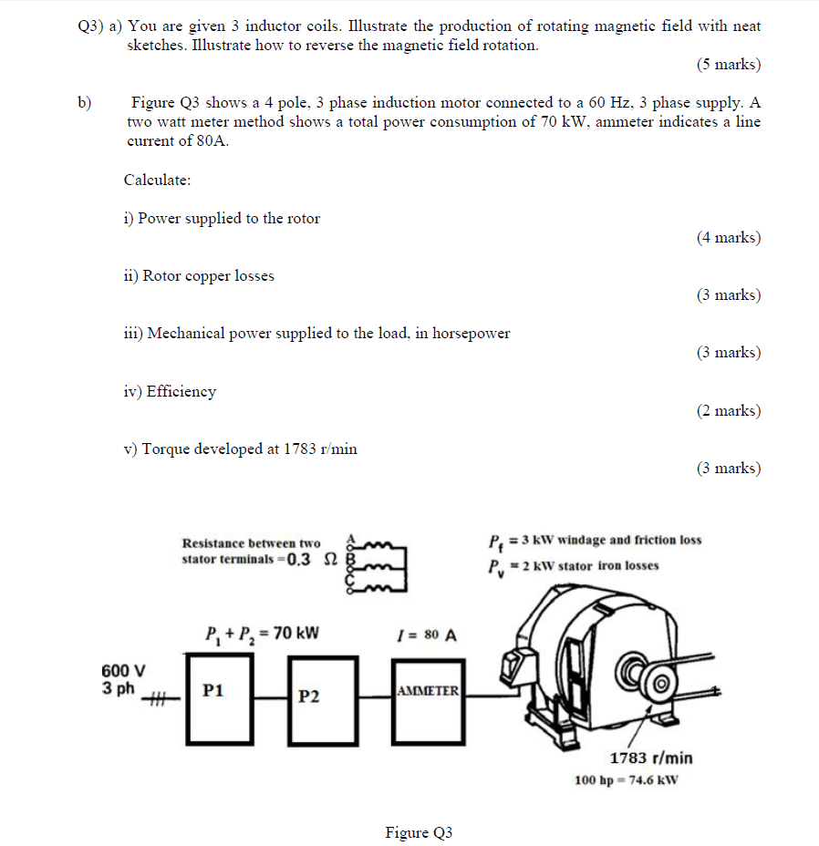 Solved Q3) a) You are given 3 inductor coils. Illustrate the | Chegg.com
