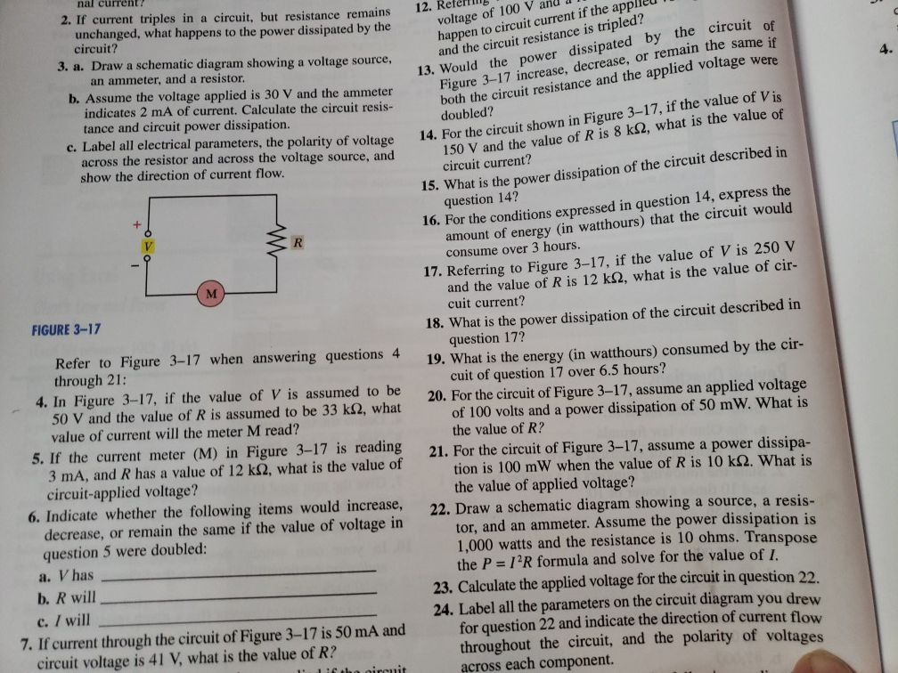 Solved Nal Current If Current Triples In A Circuit, But | Chegg.com