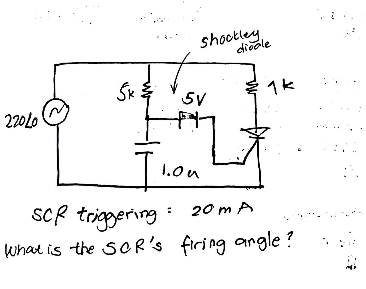 Solved What is the SCR′ s firing angle?