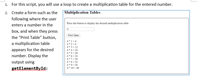 Solved 4 1. For this script, you will use a loop to create a | Chegg.com
