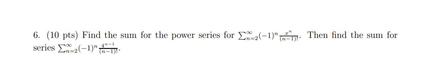 find the sum of the power series calculator