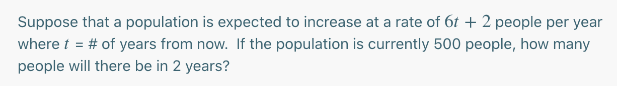 Solved Suppose that a population is expected to increase at | Chegg.com