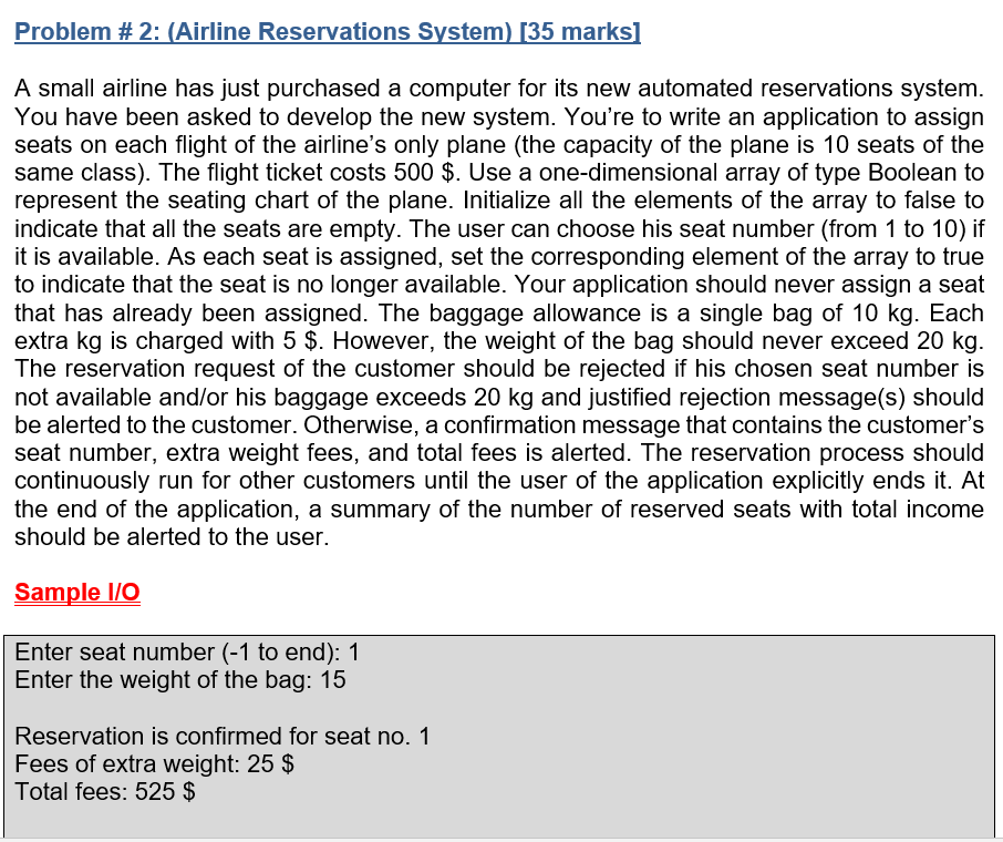 solved-a-small-airline-has-just-purchased-a-computer-for-its-chegg