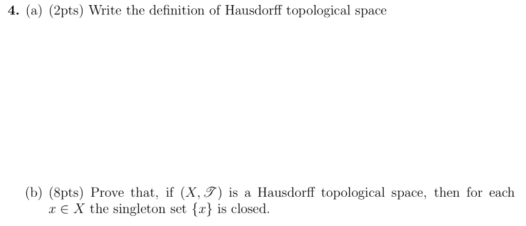 HAUSDORFF TOPOLOGICAL SPACE DEFINITION visual data 2