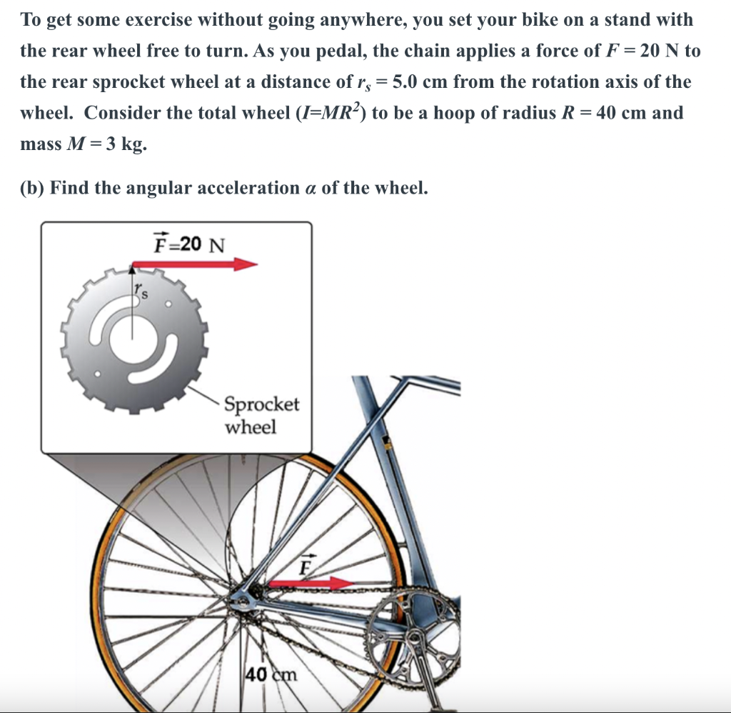 Rear wheel outlet bike stand exercise