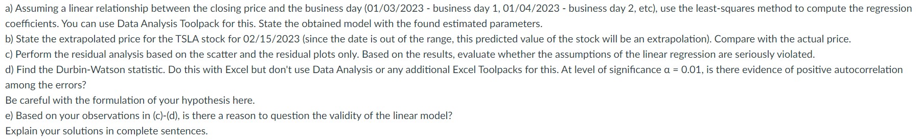 Solved This is all part of one question. I have provided the | Chegg.com