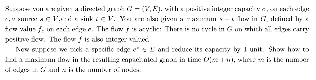 Solved Suppose you are given a directed graph G-V, E), with | Chegg.com