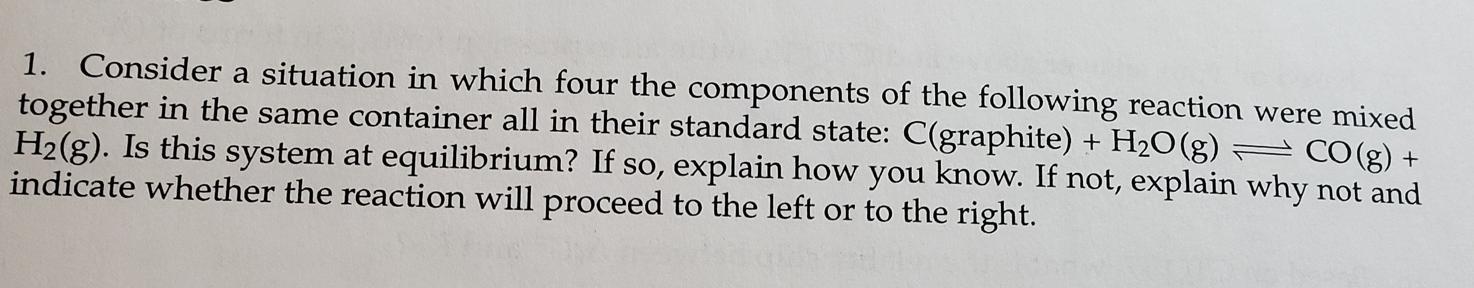 Solved 1. Consider a situation in which four the components | Chegg.com