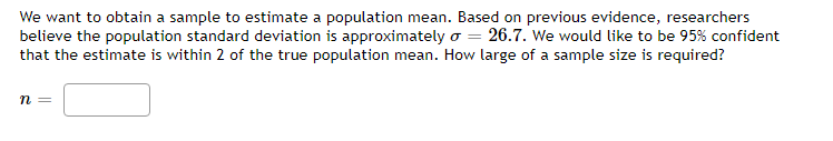 Solved Estimate the population mean by finding a 80% | Chegg.com
