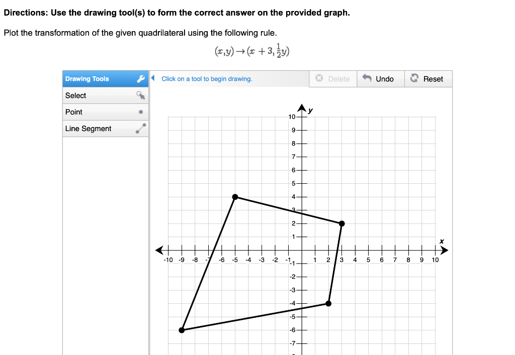 Solved Directions: Use the drawing tool(s) to form the | Chegg.com