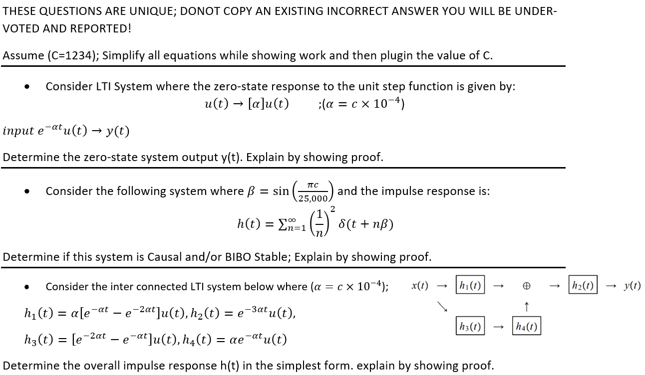 Solved These Questions Are Unique Donot Copy An Existing Chegg Com