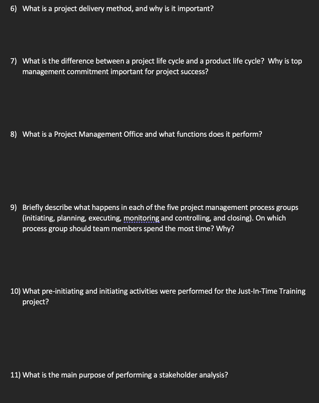 Solved 6 What Is A Project Delivery Method And Why Is It Chegg