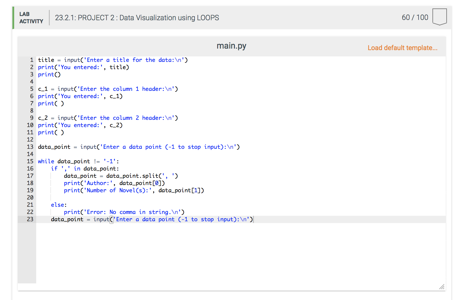 HELP!!! How Do I Write The Rest Of This Code Given... | Chegg.com