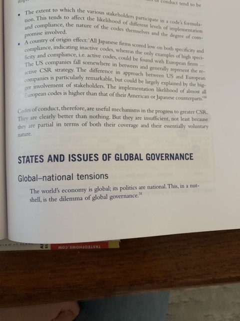 conduct tend to be to which the various stakeholders participate in a codes formula ends to affect the likelihood of differen