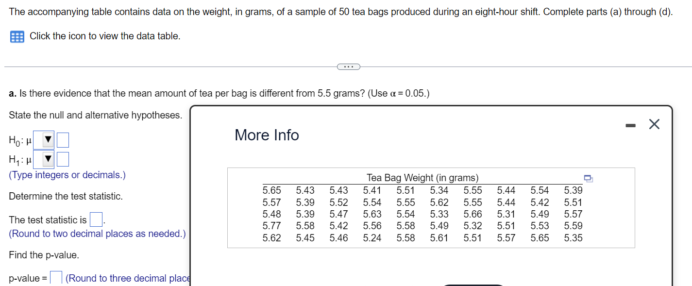 Solved The accompanying table contains data on the weight, | Chegg.com