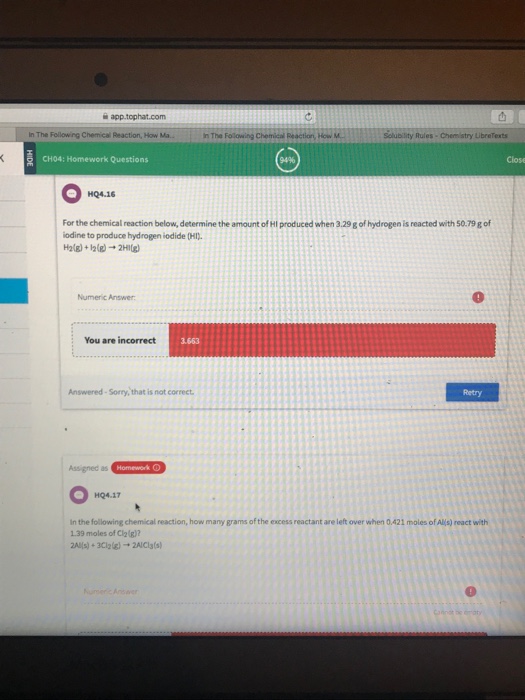 Solved Solubility Rules-Chemistry LibreTexts CH04: Homework | Chegg.com