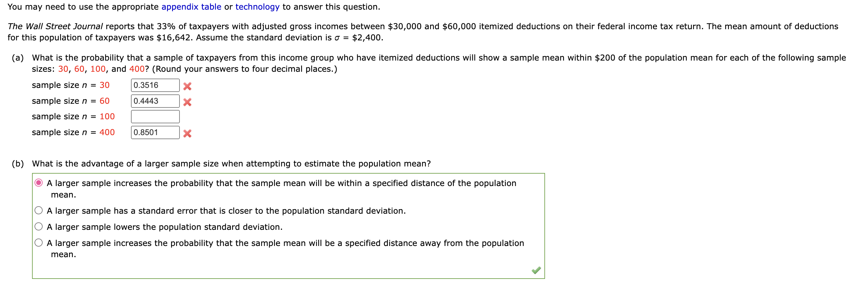 You may need to use the appropriate appendix table or | Chegg.com